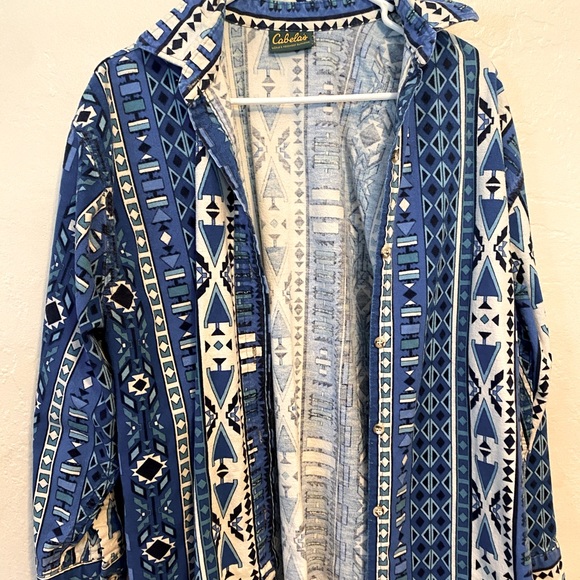 Aztec cabelas flannel - Picture 1 of 2